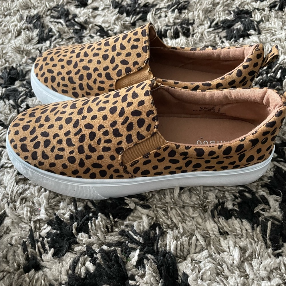 Cheetah Slide In Shoes